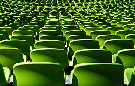 Stadio stühle aus Kunststoff
